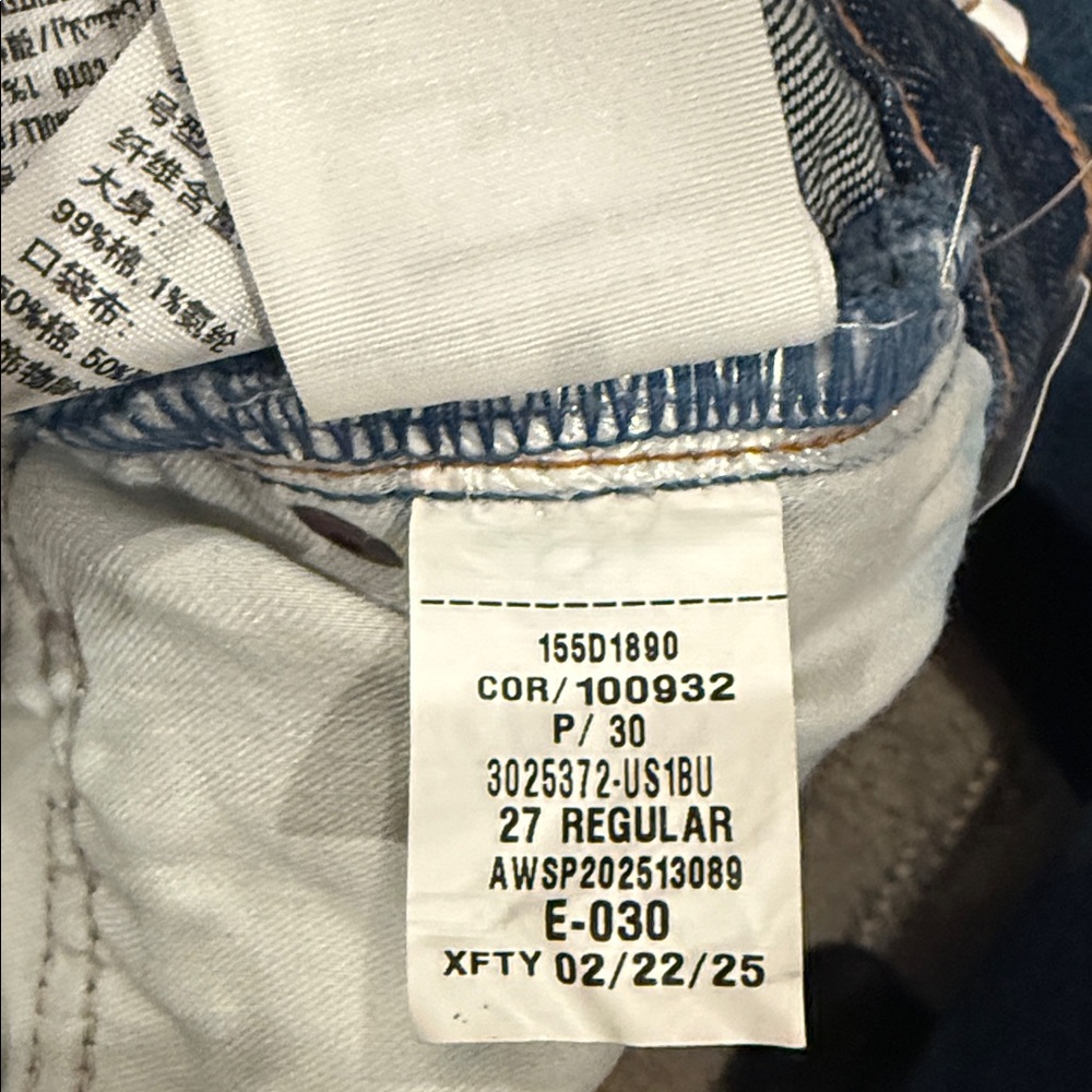 Abercrombie & Fitch , The 90’s Straight mid rise jean curve love - Picture 7 of 8